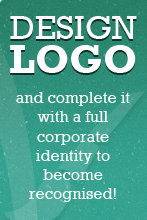 Design a Logo and complete it with a full corporate identity to become recognised!